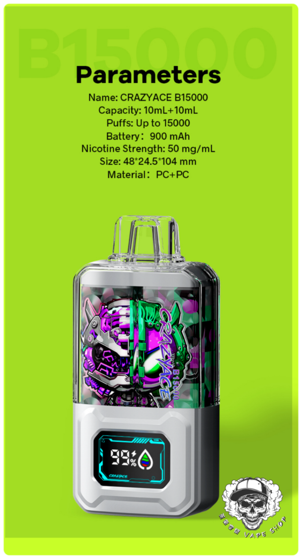IMG_1889 瘋狂CRAZYACE 15000口 一次性電子煙|原裝進口